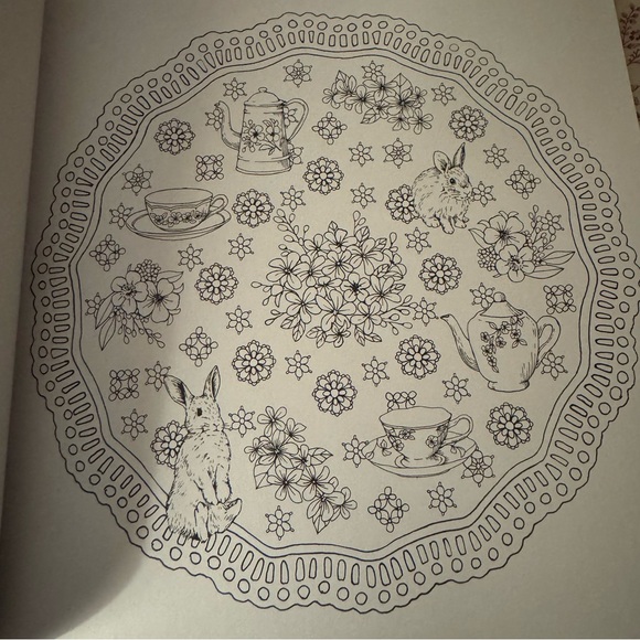 Garden of fairytale animals coloring book - Picture 6 of 7